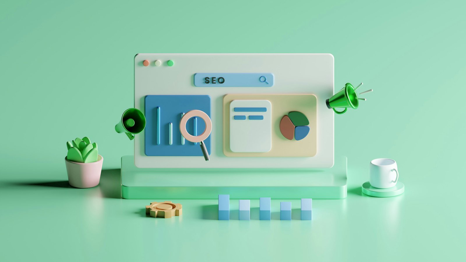 Immagine moderna che rappresenta il mondo del web e dell'intelligenza artificiale, con elementi di codice, reti neurali e interfacce digitali.